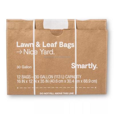 China Recyclable Sandwich Lawn Leaf Garden Bag Garbage Bags Lunch Bag for sale