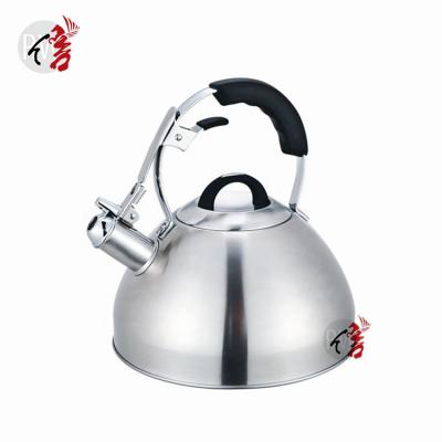 China Realwin Sustainable Stove Top Stainless Steel Whistling Kettle 3.0 Liter Teapot Whistling Tea Kettle for sale