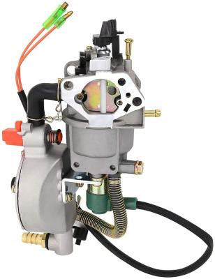 China Power/water pump New Manual Choke Dual Fuel Carburetor Lpg Conversion Kit 4.5-5.5kw Gx390 188f With Solenoid Generator Engine for sale