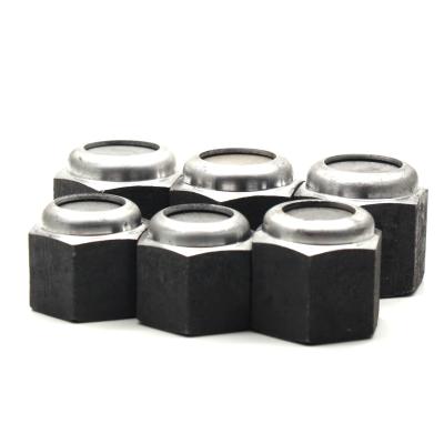 China High Heavy Industry m10 m20 m30 m60Hexagon Nuts with Black Flange Protection Nuts Zinc HDG Nuts for sale