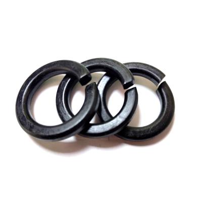 China Hot Sale M8 Split Carbon Steel Stainless Steel Black Spring Washer for sale