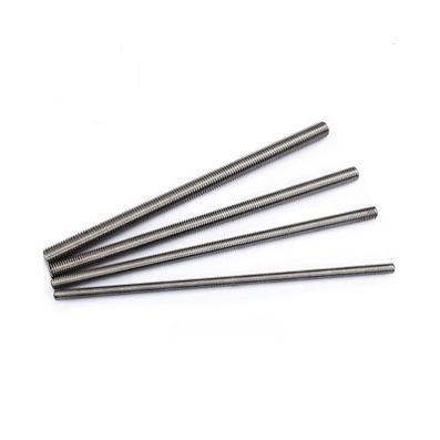 China Industry general carbon steel threaded rod/threaded stainless steel rod black threaded rod/galvanized threaded rod for sale