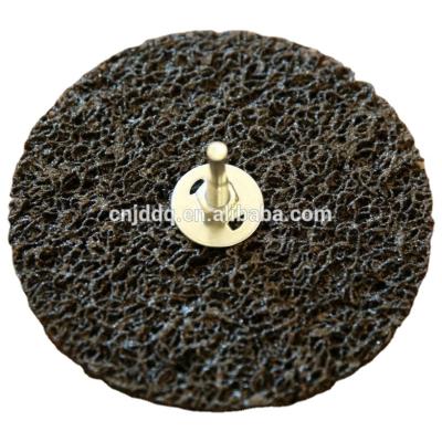 China Paint and rust removal clean and strip 3inch spindle-mounted abrasive disc, with 1/4inch shanks for sale