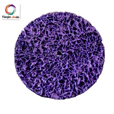 China Surface Treatment ABRASIVE FLAT WHEEL / CLEAN AND STRIP DISC WITH HOLE for sale