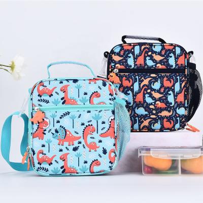 China Insulated Kids Lunch Bag Insulated Cooler Box Lunch Organizer Bento Bags for School Girls Boys Children Kids Student for sale