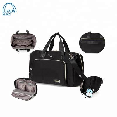 China LYD 2018 Popular Multi-Function Multi-function Diaper Bag Waterproof Large Capacity Mummy Bag for Moms and Dads for sale