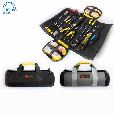 China Multifuction Tool Bag Canvas Tool Bag Roll Multi-Tool Repairing Utility Rolling Oxford New for Car and Home for sale