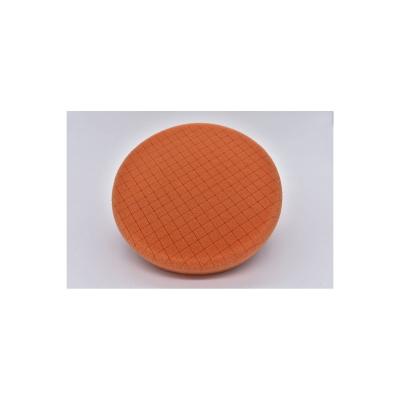 China China Supplier Custom Metal Car Body Logo Black Checkered Polishing Sponge Pads for sale