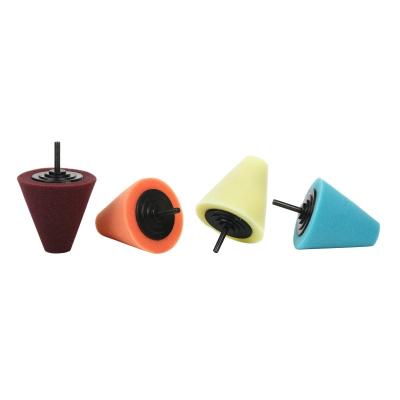 China Chinese car body supplier new fashion universal sponge waxing conical polishing wheel for sale