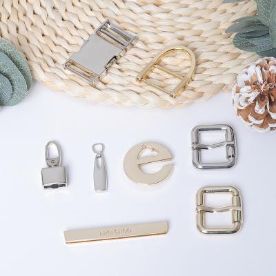 China Fashion Bag Parts Accessories Metal Factory Customized Hook Buckle Buckle Pin Hardware Metal for sale