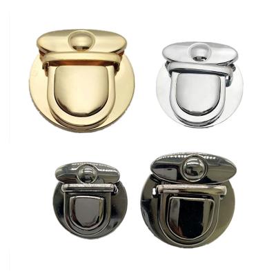 China Fashion Manufacturers Wholesale Luggage Accessories Hardware Bag Lock Buckle System Shoulder Bag Twist Lock Metal Buckle for sale