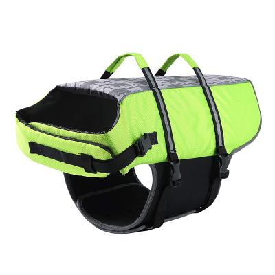 China Viable Color Dog Life Preserver Pet Water Rescue Viable Bright Vest With Reflective Markings for sale