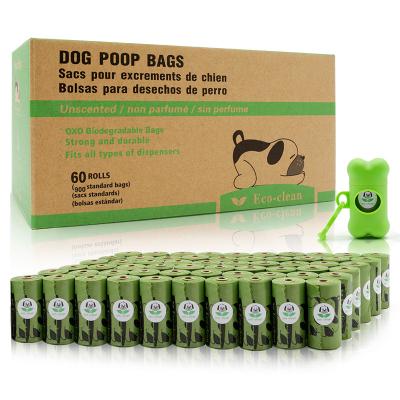 China Sustainable Plastic Biodegradable Waste Dog Poop Disposable Dog Poop Bags for sale