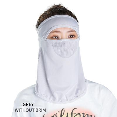 China Ice Silk Sleeve Mask Fashion Sunscreen Sunscreen Hat Outdoor Cycling Slim Mask With Neck And Face Protect for sale