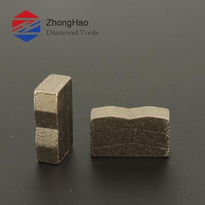 China Semi-hard Travertine Cut Diamond Multi Pointed Saw Segment For Semi-hard Travertine for sale