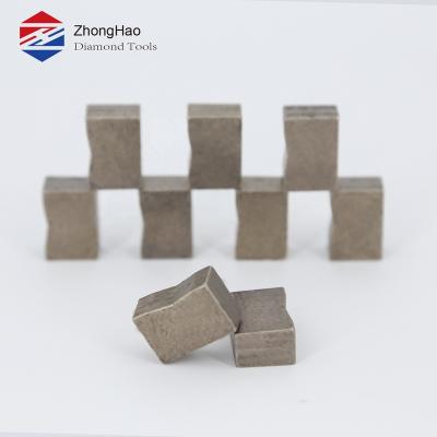 China Hard Marble Single Cutting Blade Diamond Tools Parts Segment For Hard Marble Stone for sale