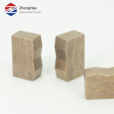 China Hard Strong Durable Multi-bladed Diamond Sandstone Sandstone Saw Tool Parts Hard Cut Segments for sale