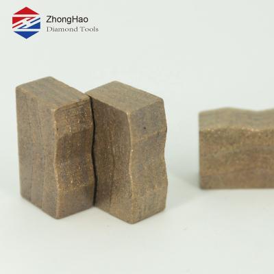 China Multi Cut Quartzite Saw Stone Machinery Tool Parts Diamond Segment For Quartzite for sale