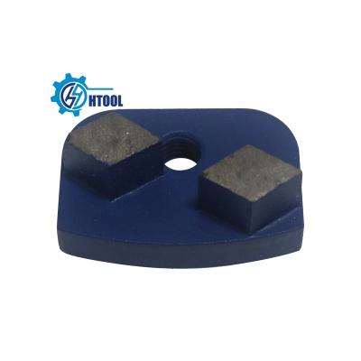 China Diamond Link 2 Segments + Metal Bars Aggressive Abrasive Machines Ceramic Floor Polishing Pads For Concrete And Granite for sale