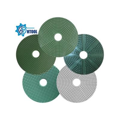 China Used For Rough Surface Grinding 8 Inch Diamond Resin Wet Hand Polishing Pad Protective Diamond Grinding Stone Surface Buffing Metal for sale