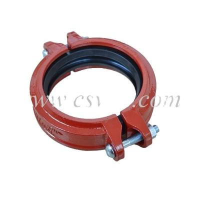 China Grooved Couplings Rigid Couplings Ductile Iron Grooved Couplings For Fire Fighting System 1-12 for sale