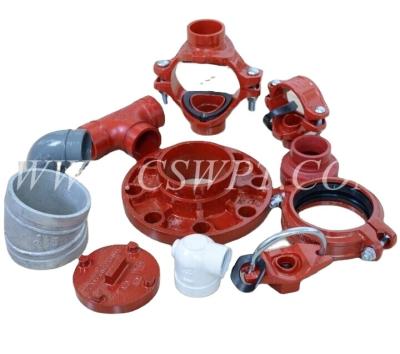 China Ductile Iron China Manufacturer For Grooved Fittings And Coupling For Sprinkler Hose for sale