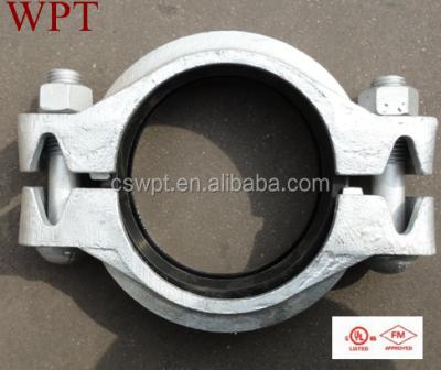 China Iron fire protection grooved fittings and shouldered coupling for sale