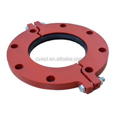 China Ductile iron bolt flange slot flange class150 splined adapter fittings 2016 for sale