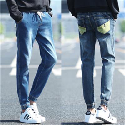 China Casual Loose Fit Men Tapered Leg Jeans , Skinny Bootcut Boyfriend Jeans for sale