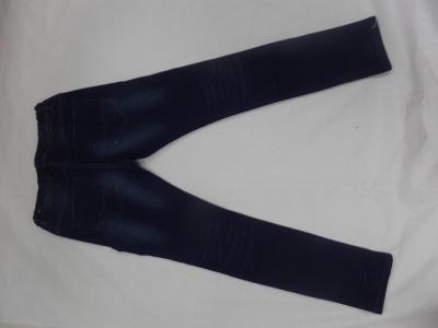 China Dark Blue And Black Mens Super Skinny Jeans No Fade Slim Fit Wear Resistant for sale