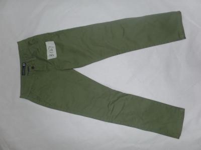 China Navy Green Shiny Jeans Pants Long Casual  Resistant Security Fabric for sale