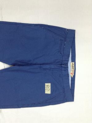 China Dark Blue Wide Leg Colored Twill Pants , Casual Style Wrinkle Free Travel Clothes for sale