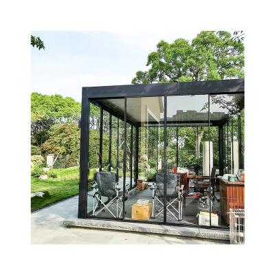 China Motorized Customized Waterproof Duplex Motorized Blade Roof Aluminum Pivoting Pergola, Electric Automatic Waterproof Sunshade Aluminum Pergola for sale