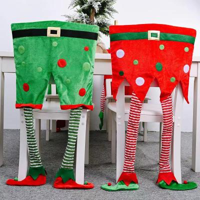 China Eco-friendly Selling As Hot Cakes Christmas Elf Christmas Chair Cover Christmas Legs Box Ornament Along Decoration Multi Style Gift Box for sale