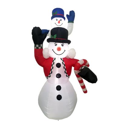 China High Quality Snowman Carry Small Snowman With Lightweight Inflatable Christmas Yard Inflatable Indoor And Outdoor Decoration for sale