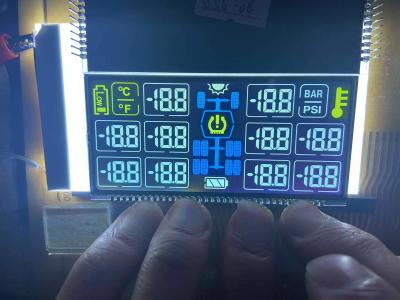 China OED ODM LCD Monochrom Transmissiv 12 o Uhr Anzeige, angepasste Modul-Lcd-Display-Bildschirm zu verkaufen