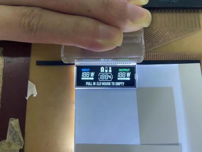 China Fabricante Custom Negativo VA 12 O ClockLcd Display Transmissor Digital Gráfico LCD Painel de vidro va Para fonte de alimentação à venda