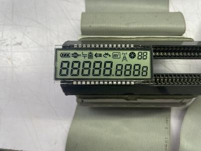 China Fabriek Custom 8 cijfers TN LCD Display Positieve Zeven Segment PIN-verbinding voor elektronische gasmeter Te koop