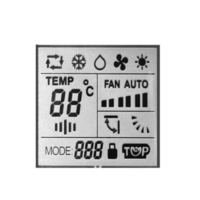 China TN 7 Segment Grafische LCD Module Transparant voor Medische/Bloedglucose Te koop