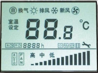 China Zebra / Pin Custom LCD Display TN STN Type Small For Detection Instrument / Industrial Tool for sale