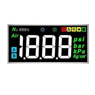 China 4 Digit 7 Segment Color VA LCD Display With Silk Printing Custom Design for sale