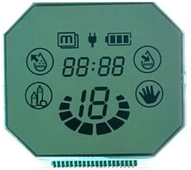 China TN Negative Custom LCD Display , Monochrome Power Meter Reflective Lcd Display for sale