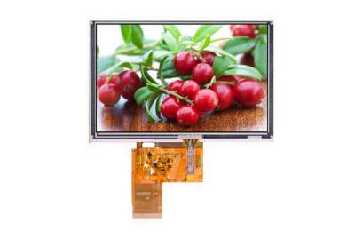 China Anzeige 800 * 480 Touch Screen 16/18/24bit RGB 5,0 Zoll TFTs Lcd Schnittstellen-hohe Helligkeit Tft-Schirm zu verkaufen