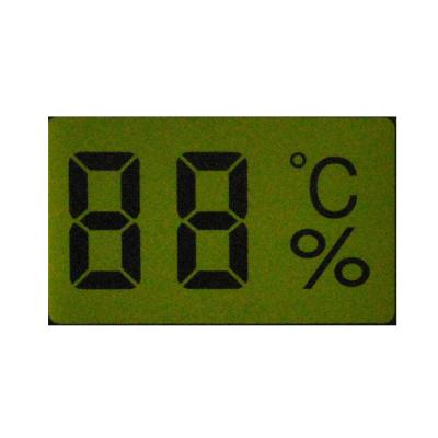 China Custom Shape 2 Digit LCD Screen TN LCD Display Operating Temp -30-+80℃ for sale