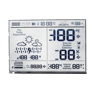 China Custom Lcd Display Pin Connector Lcd Module 5 Digit 7 Segment Lcd Display for Breathing Machine for sale