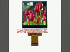 TFT LCD Display Manufacturer 1.44 inch 128*160 RGB Custom Driver IC ST7735SV