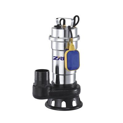 China Family Homes 2HP Single Phase Portable Submersible Sewage Mud Pump With Float Switch for sale