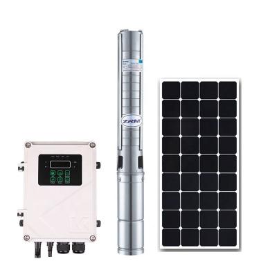 China Developing World Water Solutions 3 Inch 500W 48V Deep Well DC Solar Water Pump System For Irrigation for sale