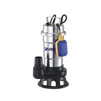 China Low Pressure 1HP Sewage Suction Pump Portable Submersible Float Switch for sale