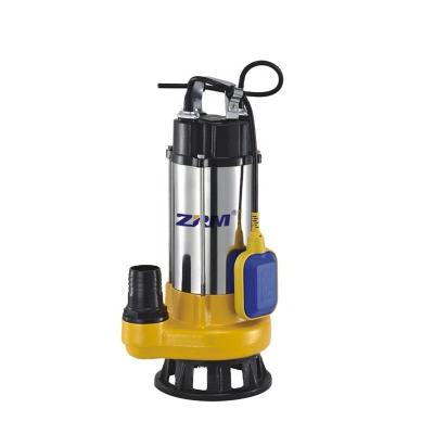 China Stainless Steel 1.5HP Portable Submersible Sewage Pump Dirty Clean Sump Sump Dewatering for sale